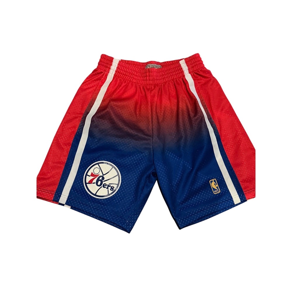 Mitchell & Ness 76ers 1996/97 Hardwood Classics Fadeaway Swingman Shorts M